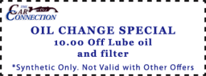 Oil Change Special coupon